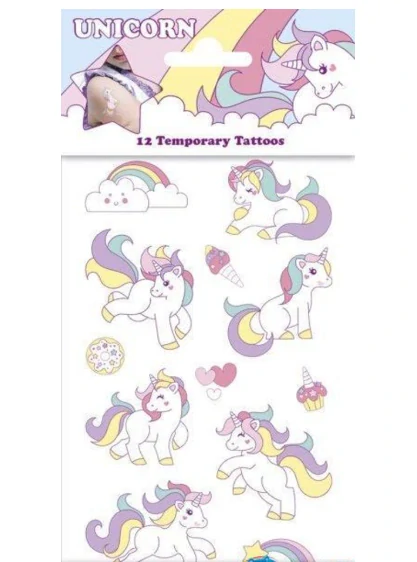 Tetovačky Unicorn 20 x 10,5 cm