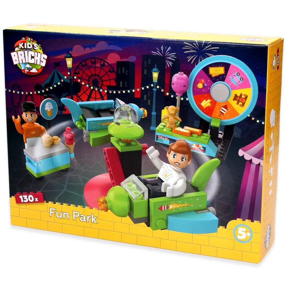 Stavebnica Kid's Bricks Fun Park – 130 dielov