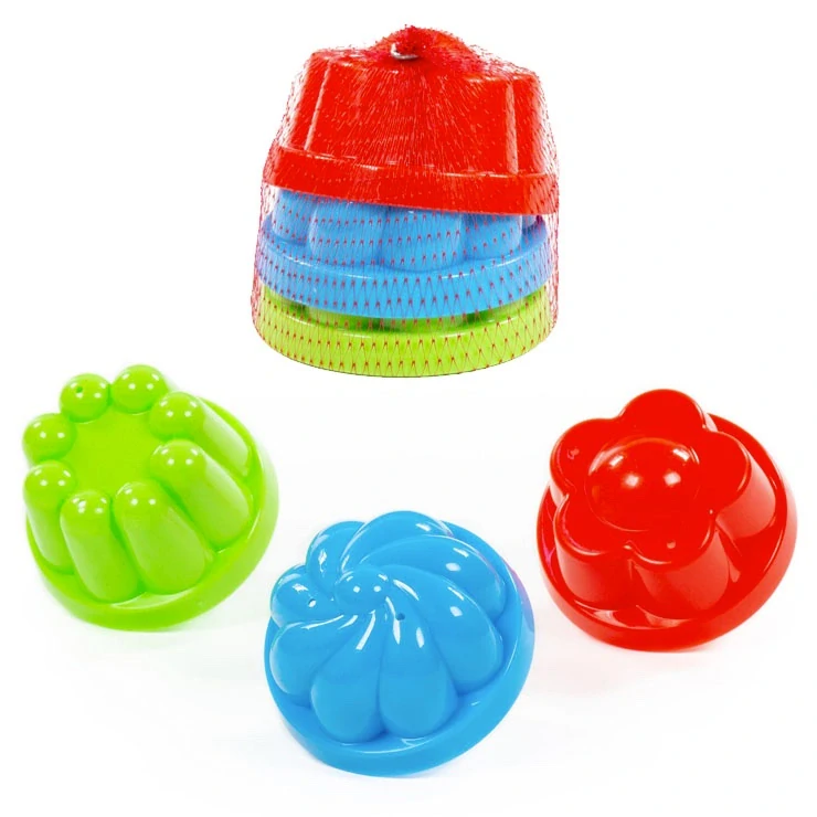 Sada 3 plastových formičiek 8 x 9 cm