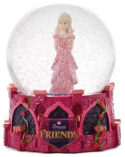 PRINCESS FRIENDS – Snehová guľa s princeznou, 3 druhy, 6,5 x 6,5 x 9 cm