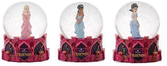 PRINCESS FRIENDS – Snehová guľa s princeznou, 3 druhy, 6,5 x 6,5 x 9 cm