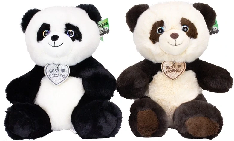Plyšová panda – 2 druhy, 22 cm