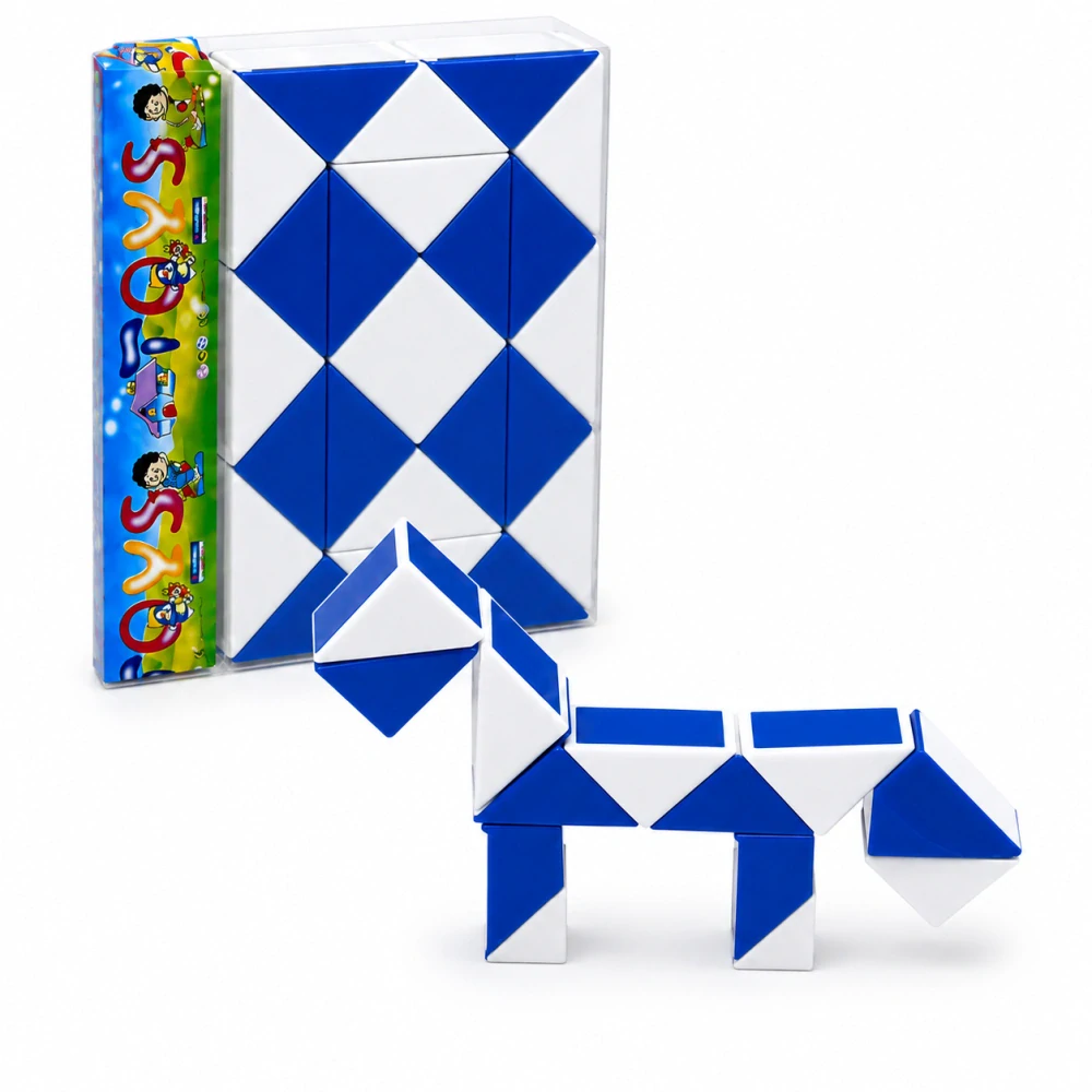 Magický had / Hlavolam Magic Snake (42 cm) – modrý