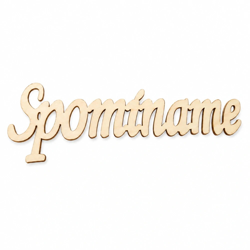 Drevený spomienkový nápis – "Spomíname" (23 × 5 cm, 2 ks v balení)