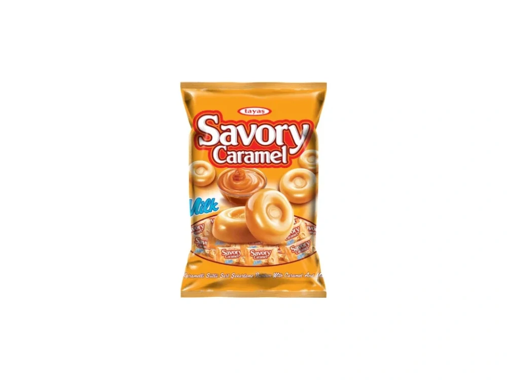 Tayas Savory Milk Mäkké karamelky plnené mliečnym krémom 1 kg