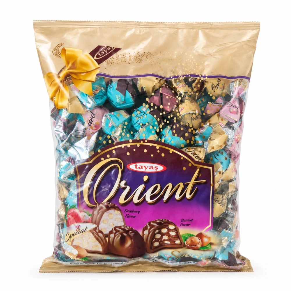 Tayas Orient Special Čokoládové pralinky plnené krémom a chrumkavou ryžou 1 kg
