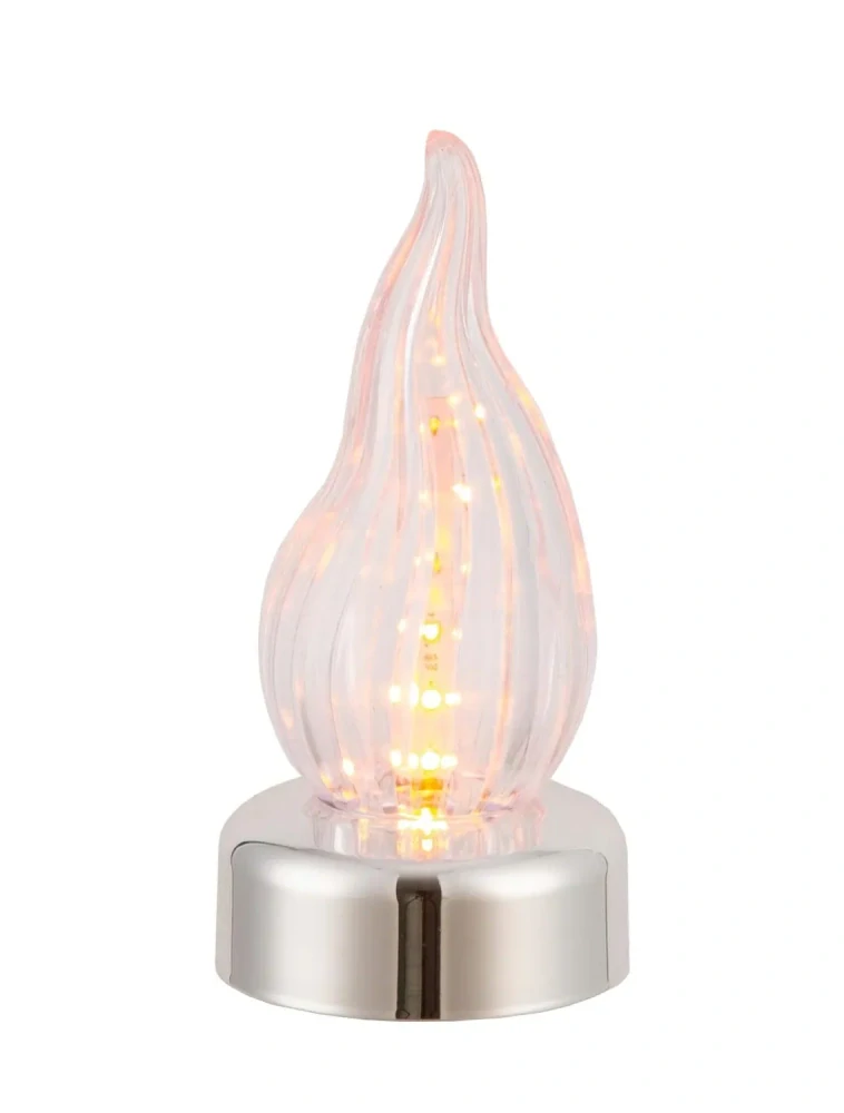 LED náhrobná sviečka do kahanca na hrob Plameň – Hrejivé jantárové svetlo 15 cm