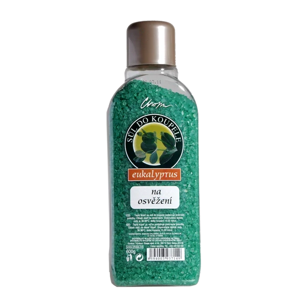 Chopa Soľ do kúpeľa Eukalyptus – Na osvieženie, 600 g