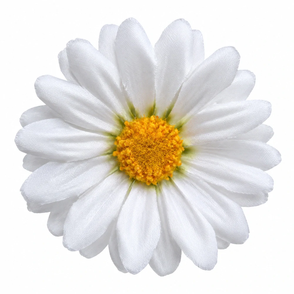 Umelá margarétka biela 5,5 cm – balenie 8 ks
