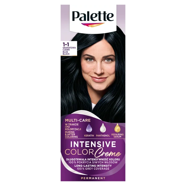 Palette Intensive Color Creme farba na vlasy modročierny 1-1