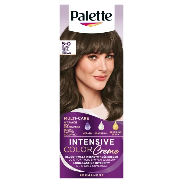 Palette Intensive Color Creme farba na vlasy svetlohnedý 5-0