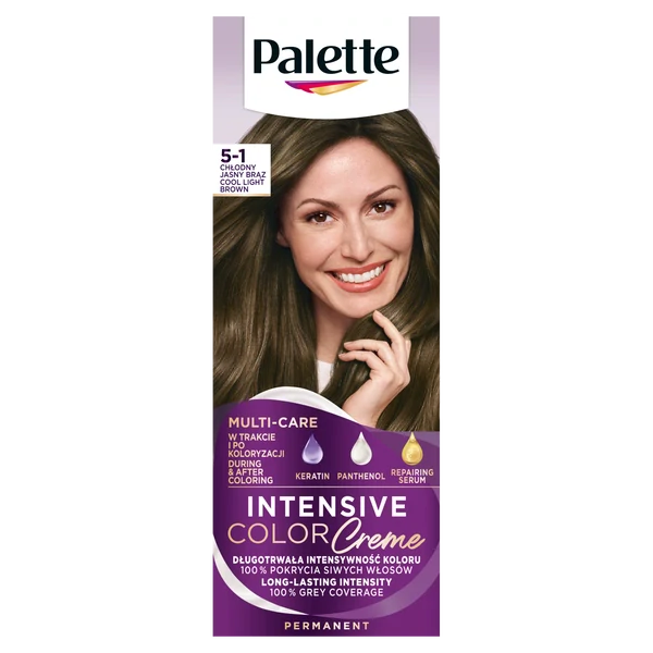 Palette Intensive Color Creme farba na vlasy ľadový svetlohnedý 5-1