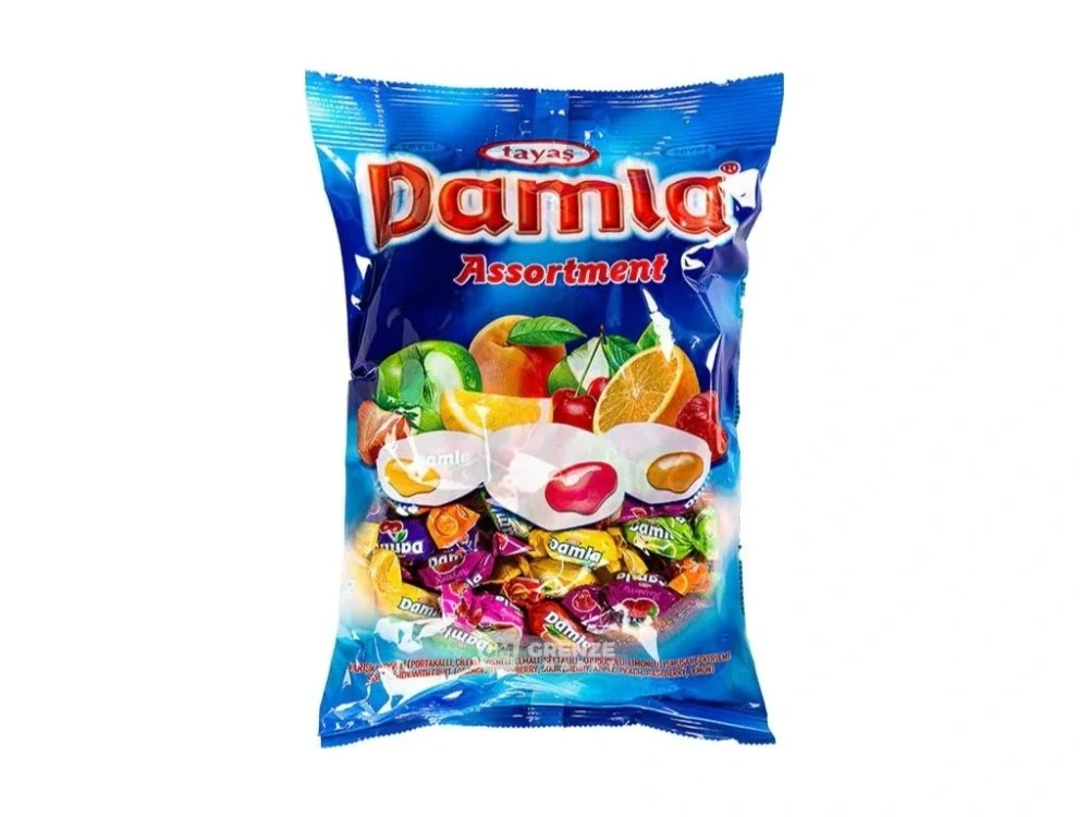 Tayas Damla MIX Ovocné Cukríky 1kg – Pestrá škála ovocných chútí