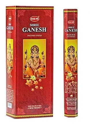 HEM GANESH vonné tyčinky 20ks – posvätná orientálna vôňa