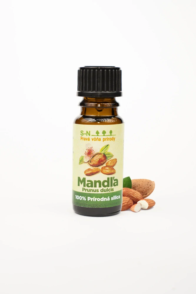 100% Prírodný Mandľový Olej (Prunus dulcis) - 10 ml