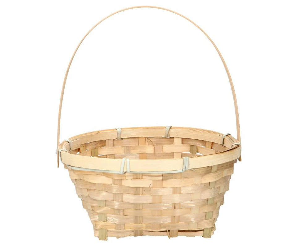 Bambusový košík prírodná farba 22 x 11 cm