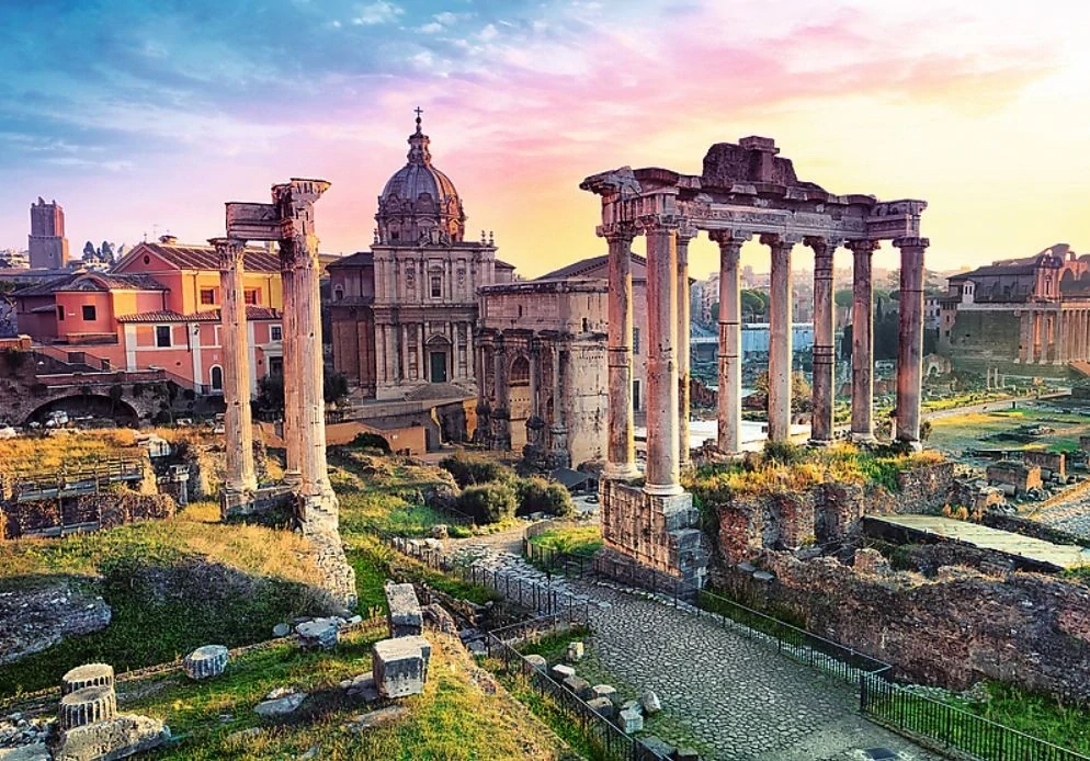 Puzzle Trefl 1000 dielikov – Forum Romanum, historický Rím