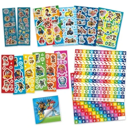 Dekoračné nálepky Paw Patrol mega box