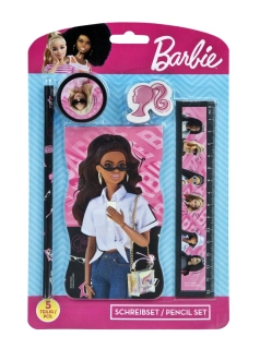 Barbie súprava s písacími potrebami 5 ks