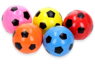 Skákacia lopta futbal 32 mm – zábavná skákacia loptička pre deti