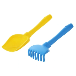 Plastová sada lopatka a hrabličky 22 cm