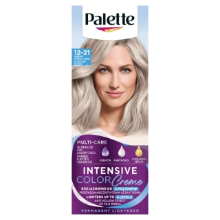 Palette Intensive Color Creme farba na vlasy strieborné popolavé plavé 12-21