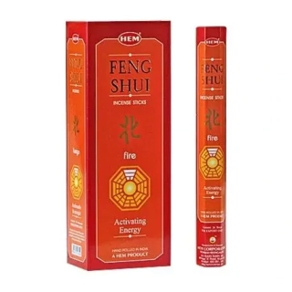 HEM FENG SHUI FIRE vonné tyčinky 20ks – energizujúca ohnivá vôňa pre vášeň, vitalitu a úspech
