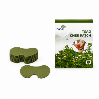 Bylinné hrejivé náplaste na kolená Hanel Tsao Knee Patch (14,5 × 18 cm) – 10 ks