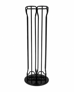 Otočný stojan na kávové kapsule Nespresso na 40 ks, čierny – 37 × 11 cm