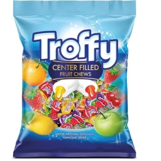 Tayas Troffy Ovocné mäkké žuvacie cukríky plnené ovocným krémom 400 g