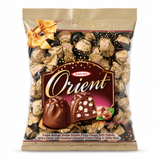 Tayas Orient Special Lieskovoorieškové čokoládové pralinky s chrumkavou ryžou 1 kg