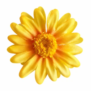 Umelá margarétka žltá 7 cm – balenie 10 ks