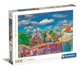 Puzzle Clementoni HQC Park Güell 1000 dielikov – Gaudího umelecký unikát v Barcelone