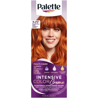 Palette Intensive Color Creme farba na vlasy intenzívny medený 7-77