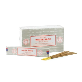 SATYA - WHITE SAGE vonné tyčinky 15g