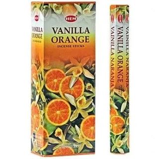 HEM VANILLA - ORANGE vonné tyčinky 20ks – sladká vanilka s osviežujúcim pomarančom